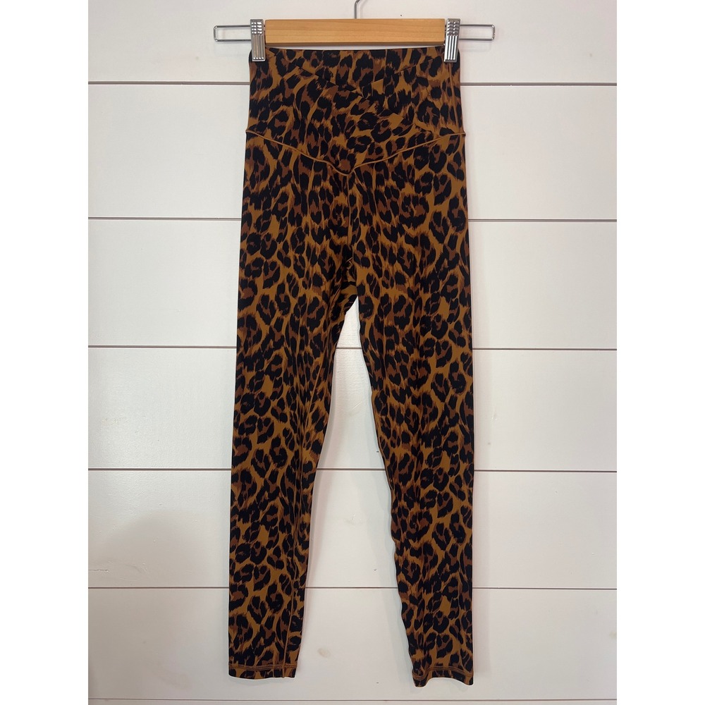 OFFLINE by Aerie Real Me Crossover 7/8 Leggings Leopard Animal Print Brown M
